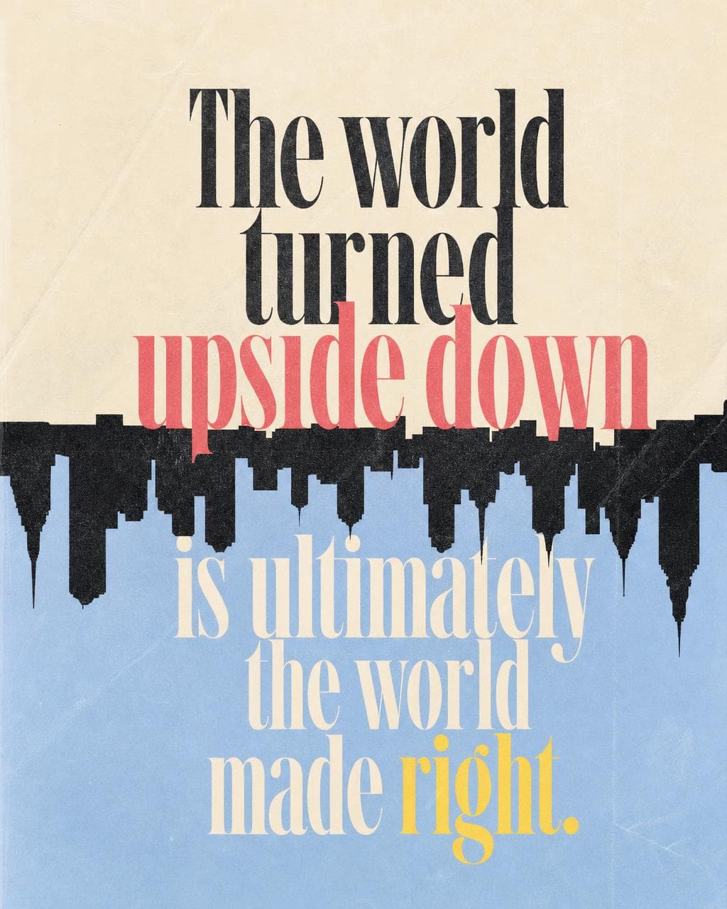 Sermon graphic: What if the disruption is actually the destination? The things God overturns aren't accidents. They're corrections. He isn't breaking your world; He's straightening it. What in your life might look like chaos but actually be restoration? #RestoreCommunityChurch #Faith #GodIsGood #ChristianLife #Hope