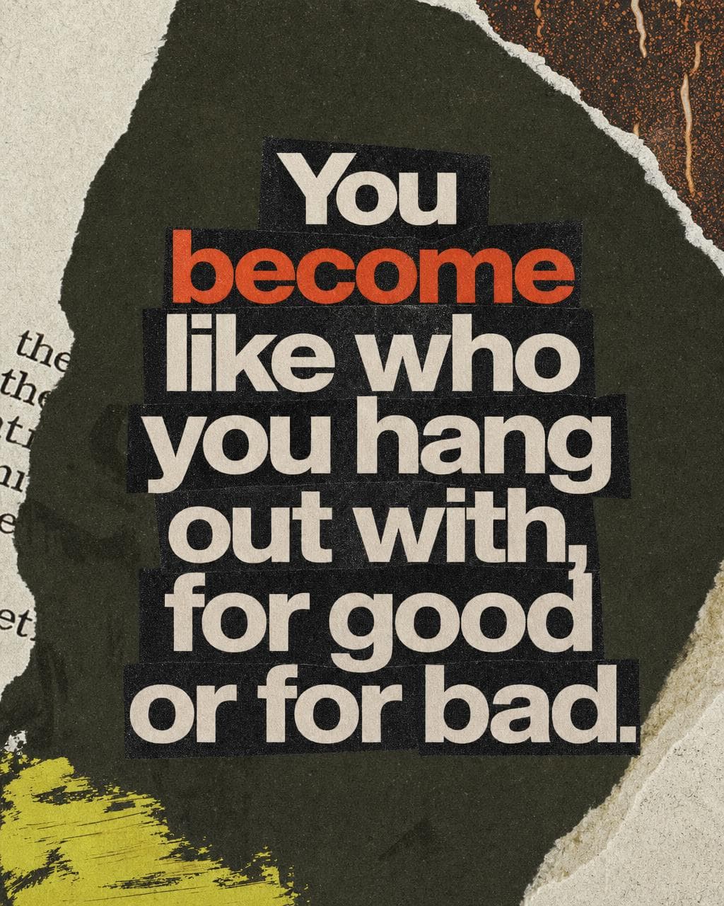 Sermon graphic: Your company shapes you. Quietly. Steadily. Over time. The people we walk closest with leave their mark on us, for better or worse. Who, or what, is forming you most right now? #Discipleship #IronSharpensIron #FaithCommunity #SalvationArmySydenham #ChristianLiving