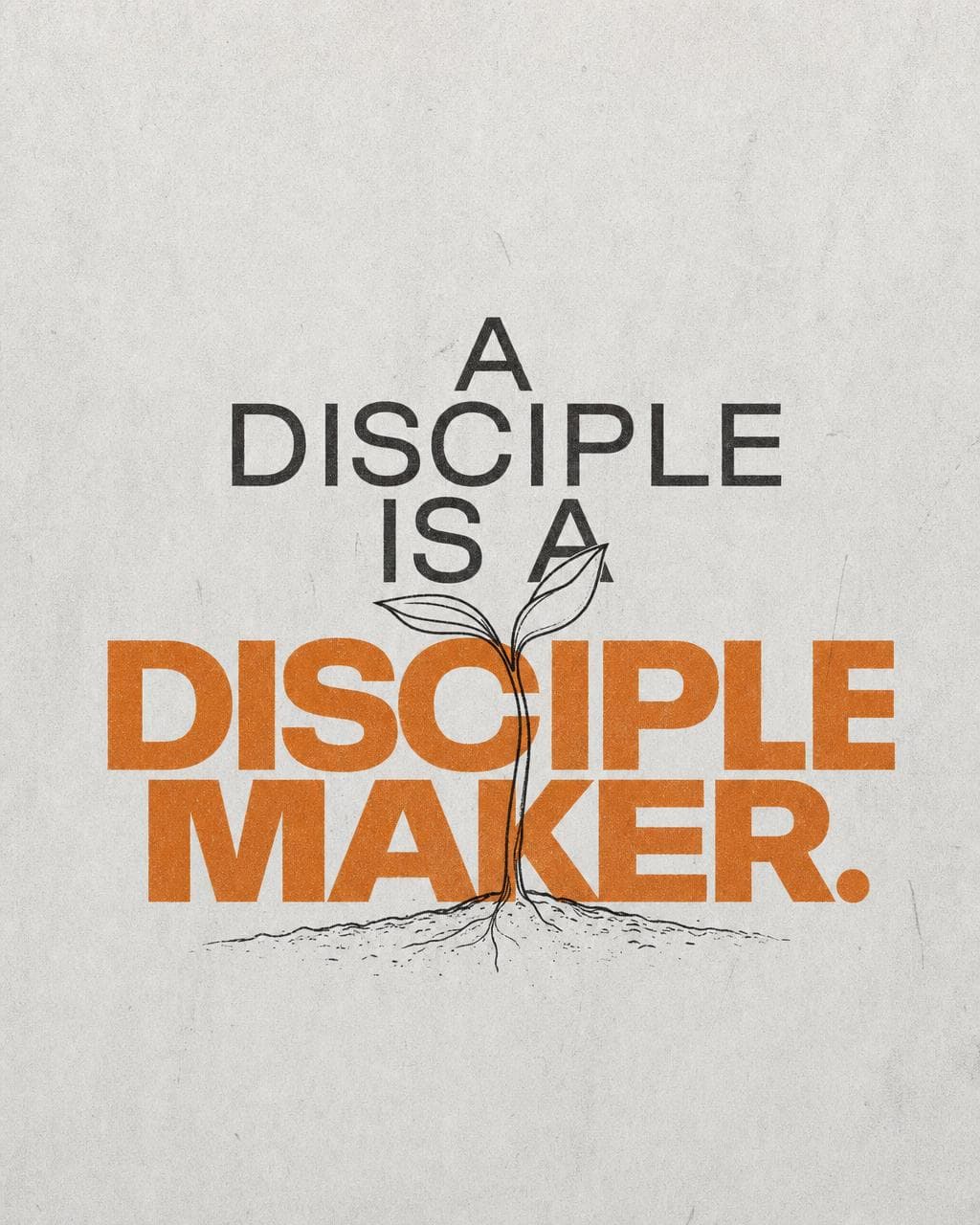 Sermon graphic: Following Jesus was never meant to be the finish line. The life of a disciple is poured out, passed on, and multiplied. Not held close. Who in your life is watching how you walk with God? #AntiochFortWorth #Discipleship #DiscipleMaker #GreatCommission #ChurchLife